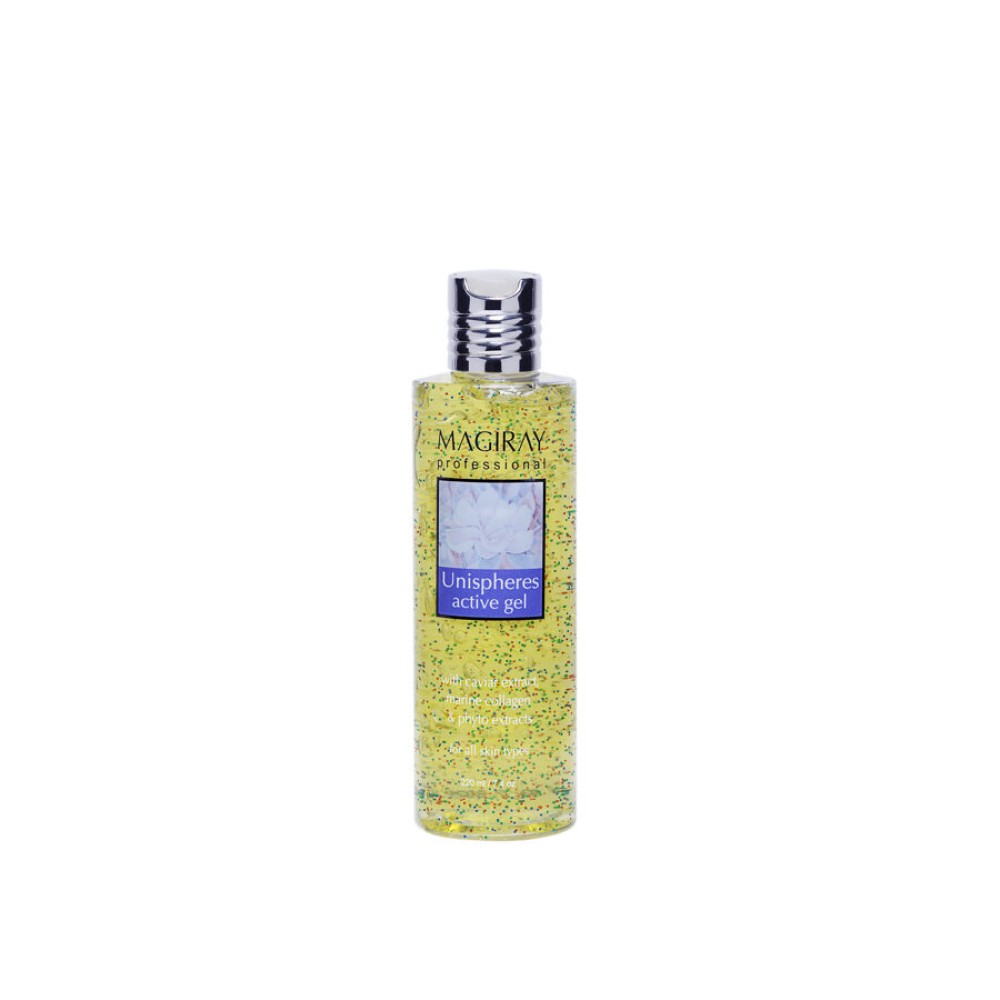 MAGIRAY Unispheres Active Gel – Gel au caviar, collagène et acide hyaluronique, 200 ml (920016)