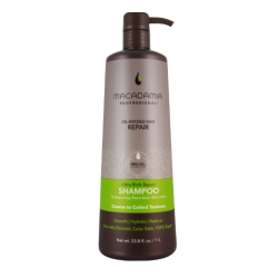 MACADAMIA Ultra Rich Repair Shampoo — Shampooing ultra-hydratant pour cheveux secs et abîmés, 1000 ml