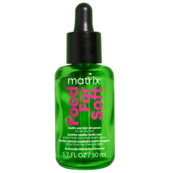 Matrix Total Results Food For Soft Multi-use Hair Oil Serum - Huile sérum multi-usages intensément hydratante pour tous types de cheveux secs, 50 ml