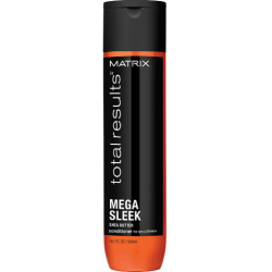 Matrix Total Results Mega Sleek Conditioner - Après-shampooing au beurre de karité pour cheveux rebelles, 300 ml