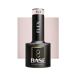 OCHO NAILS FLEX Base 153 - Base en caoutchouc pour ongles, 5 ml