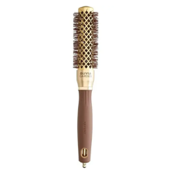Olivia Garden Expert Blowout Shine Gold — brosse ronde 25 mm
