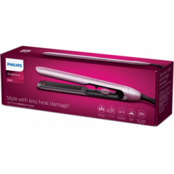 PHILIPS ThermoShield Fer à lisser BHS530/00, rose clair