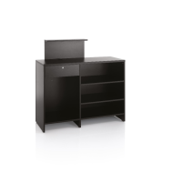 Comptoir d’accueil pour salon VISTA CONSOLLE BLACK