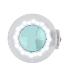 Lampe loupe LED S5 avec trépied, intensité lumineuse réglable, blanche