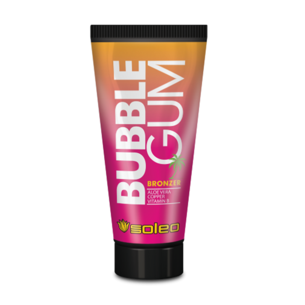 SOLEO Bubble Gum - Crème pour solarium avec bronzers, 150 ml (ES50060)