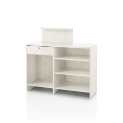 Comptoir d’accueil pour salon VISTA CONSOLLE WHITE