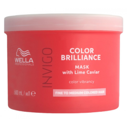 WELLA PROFESSIONAL INVIGO Color Brilliance Masque pour cheveux fins/normaux colorés, 500 ml