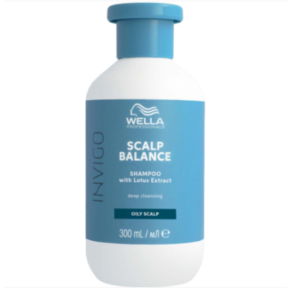 WELLA PROFESSIONAL INVIGO Scalp Balance Shampooing purifiant pour cuir chevelu gras - 300 ml (99350169995)