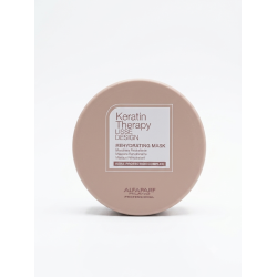 ALFAPARF Milano Keratin Therapy LISSE DESIGN REHYDRATING — Masque hydratant à la kératine pour cheveux lisses, 200 ml