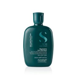 ALFAPARF Milano Semi Di Lino RECONSTRUCTION Shampoo - Shampooing réparateur pour cheveux abîmés et décolorés, 250 ml