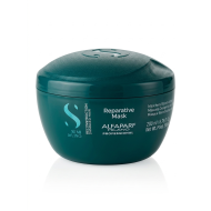 ALFAPARF Milano Semi Di Lino RECONSTRUCTION Mask - Masque reconstructeur pour cheveux abîmés et épais, 200 ml