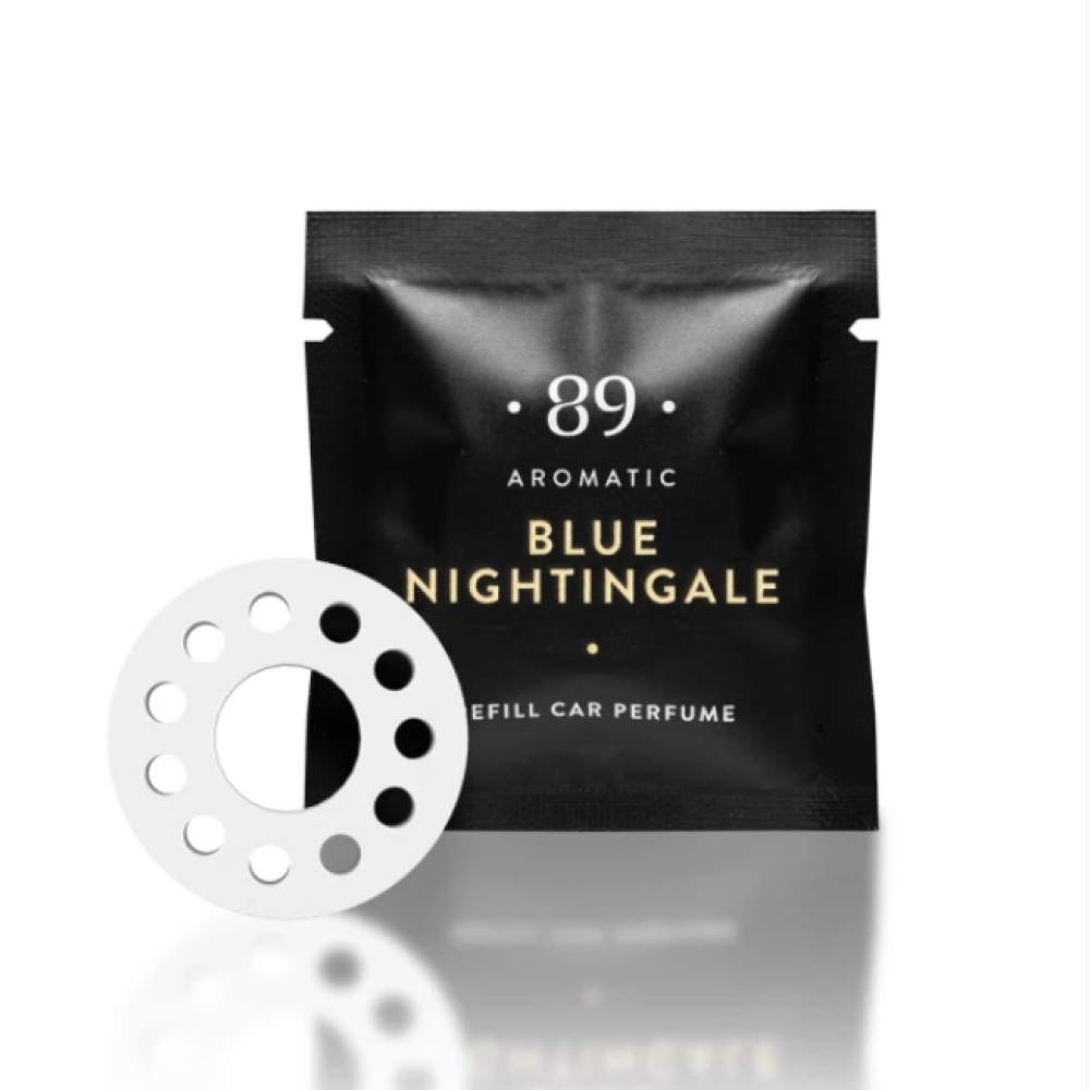AROMATIC 89 - Recharge pour support de ventilation de voiture, BLUE NIGHTINGALE (4779044098217)