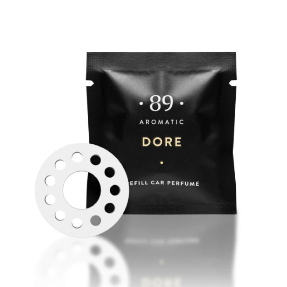 AROMATIC 89 - Recharge pour support de ventilation de voiture, DORE (4779044092970)