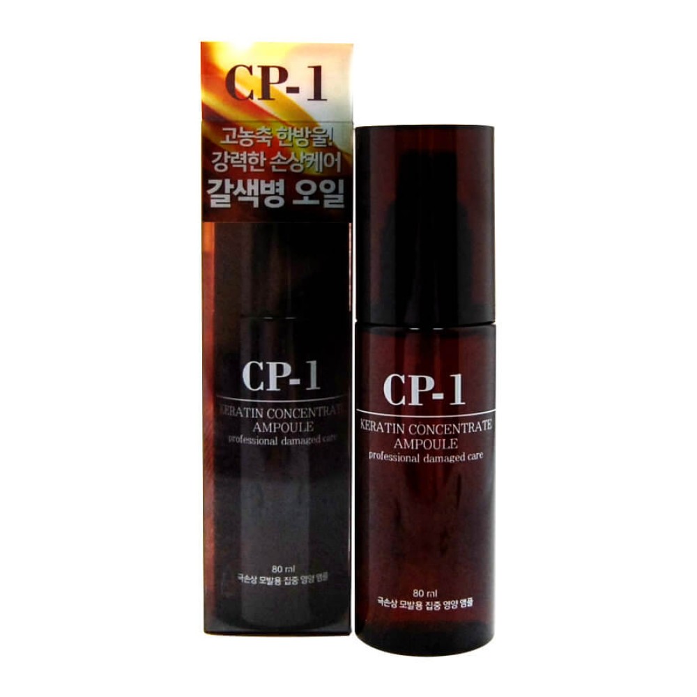 CP-1 Keratin Concentrate Ampoule – Essence concentrée à la kératine pour cheveux fragiles, secs et sujets aux frisottis, 80 ml (10230)