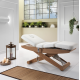 Une table de massage électrique professionnelle à trois moteurs avec fonction de chromothérapie COLONIAL WOOD SPA (376.001)