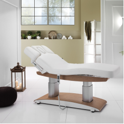 Une table de massage électrique professionnelle à quatre moteurs avec fonction de chromothérapie OCEAN WOOD SPA