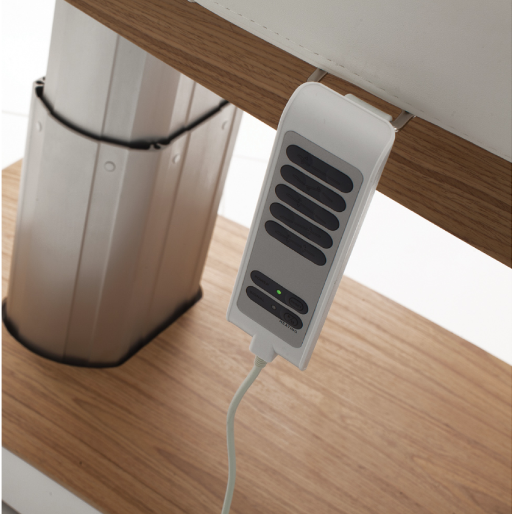 Une table de massage électrique professionnelle à quatre moteurs avec fonction de chromothérapie OCEAN WOOD SPA (376.002)