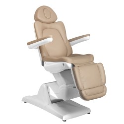 Table électrique Azzurro 870 à 3 moteurs, coloris cappuccino