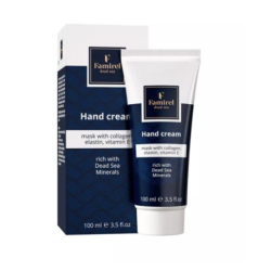 FAMIREL Hand Cream Mask with Collagen & Elastin, Vitamin E and Dead Sea Minerals, 100ml