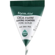 FarmStay Cica Farm Baking Powder Pore Scrub - Gommage visage à l'extrait de Centella Asiatica, 7 ml