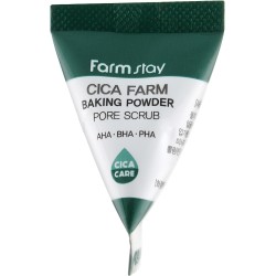 FarmStay Cica Farm Baking Powder Pore Scrub - Gommage visage à l'extrait de Centella Asiatica, 7 ml