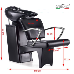 Lave-tête coiffeur GABBIANO Q-2278 avec fauteuil