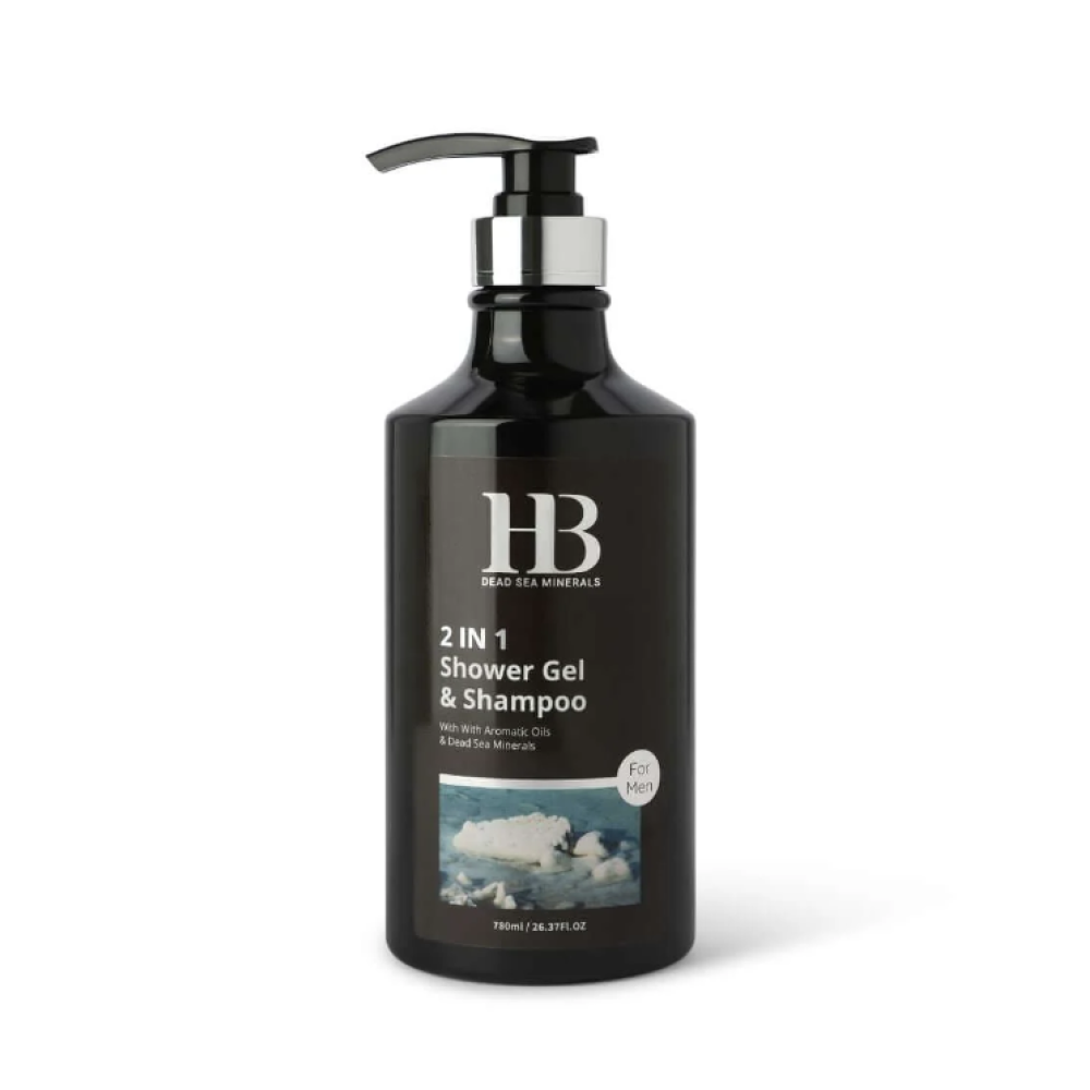 HEALTH&BEAUTY Gel douche & shampooing pour hommes, 780 ml (H&B00092)