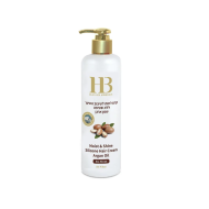 H&B Moist & Shine Argan Oil Hair Cream No-Rinse – Crème capillaire hydratante et brillante à l'huile d'argan et silicone, sans rinçage, 400 ml