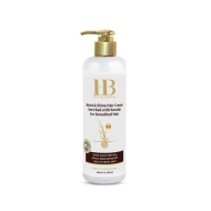 H&B Moist & Shine Crème capillaire au silicone sans rinçage, enrichie en kératine — Hydratante et apportant brillance, 400 ml