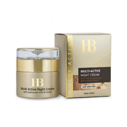 H&B PREMIUM LINE Crème de nuit multi-active avec acide hyaluronique et extrait de caviar