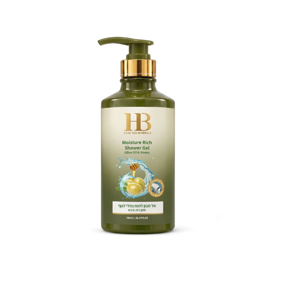 HEALTH&BEAUTY Crème de douche riche hydratation Huile d'olive & Miel - 780 ml (H&B00045)