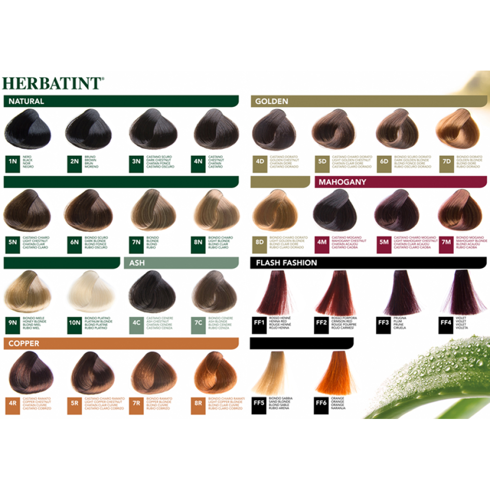 HERBATINT coloration gel végétale longue tenue - 4D (Châtain doré) (Herbatint4D)