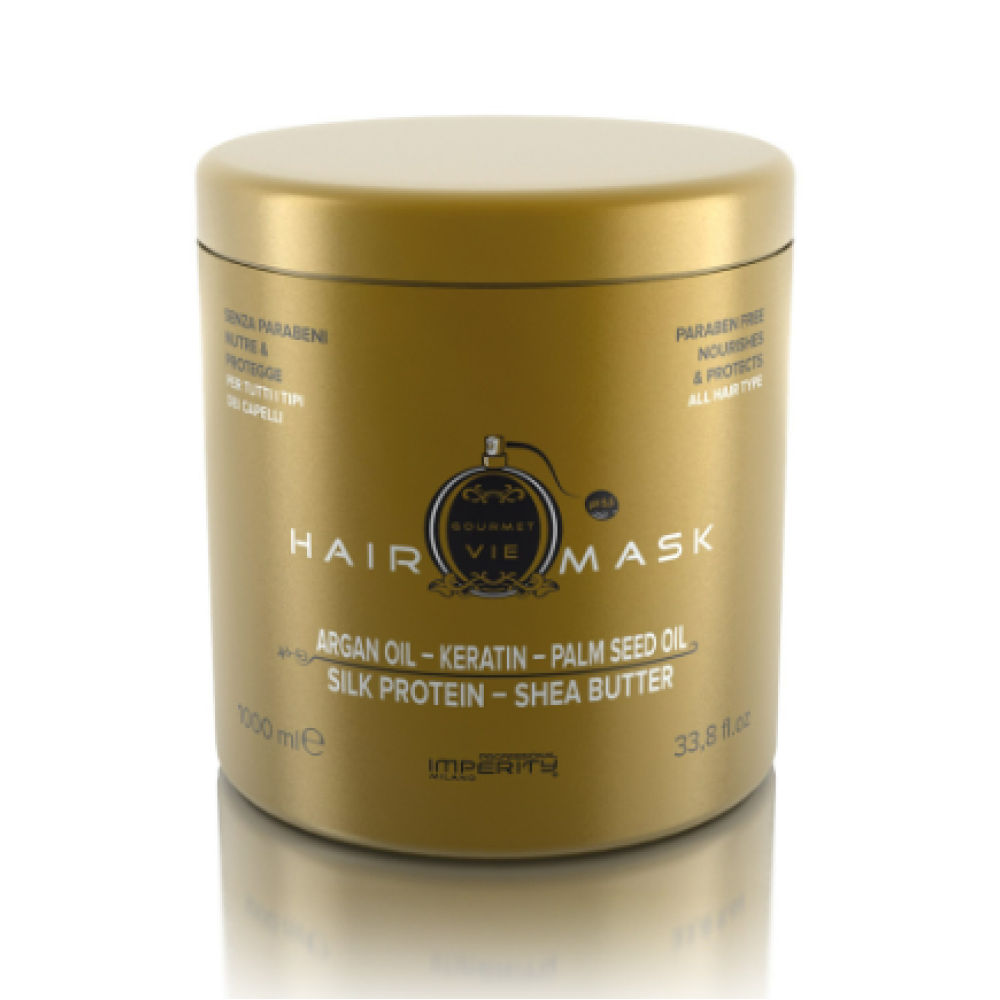 IMPERITY Gourmet Vie Mask - Masque capillaire à l'huile d'argan et à la kératine, 1000 ml (BRL6587)