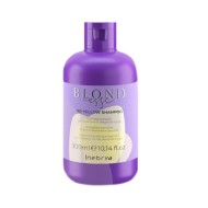 Inebrya Blondesse No-Yellow Shampoo - shampooing anti-jaune pour cheveux blonds ou gris, 300 ml
