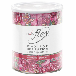ItalWax Flex Raspberry wax — cire au dioxyde de titane parfumée à la framboise, 800 ml