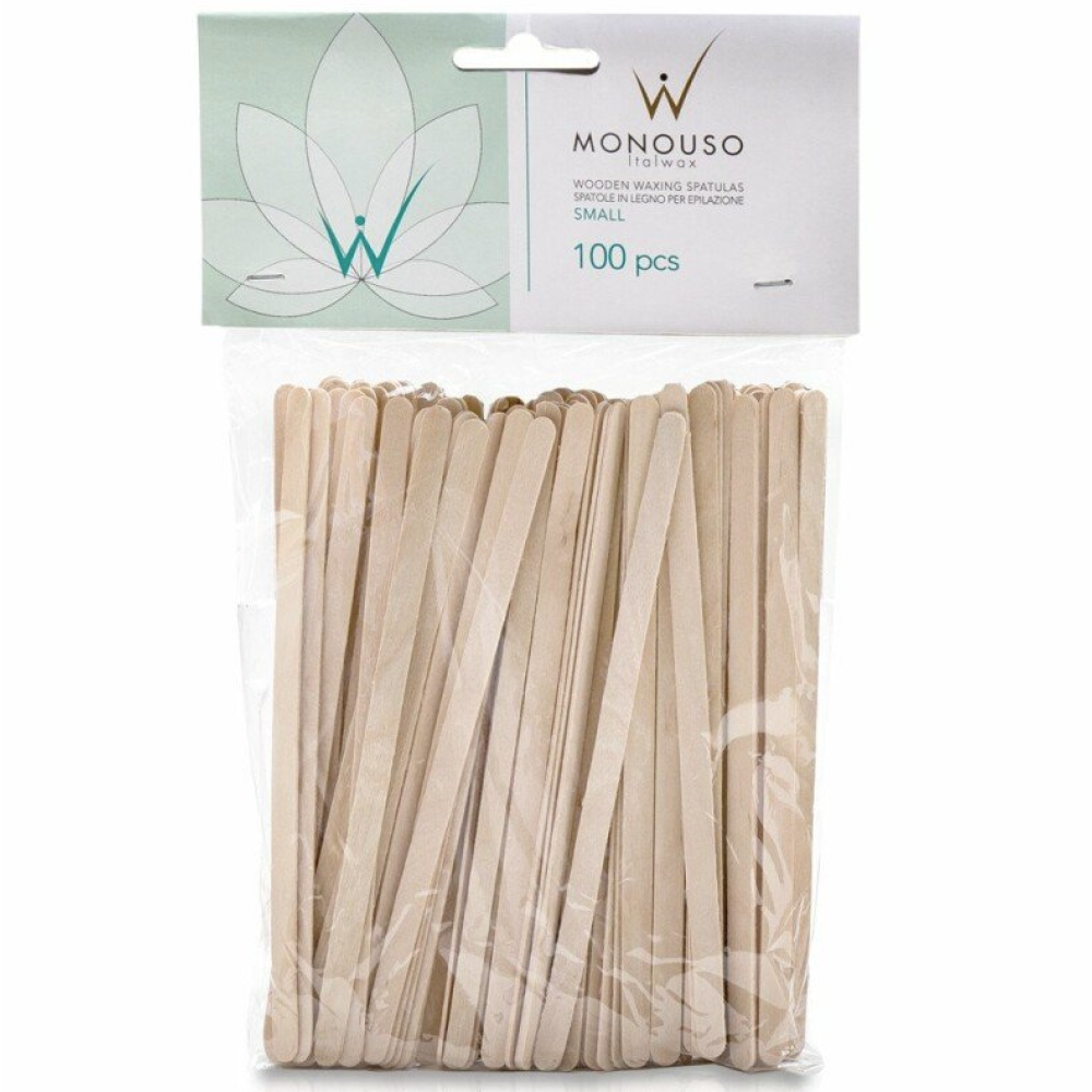 ItalWax spatules en bois petites — lot de 100 pièces