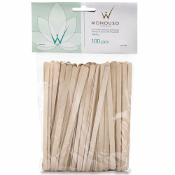 ItalWax spatules en bois petites — lot de 100 pièces