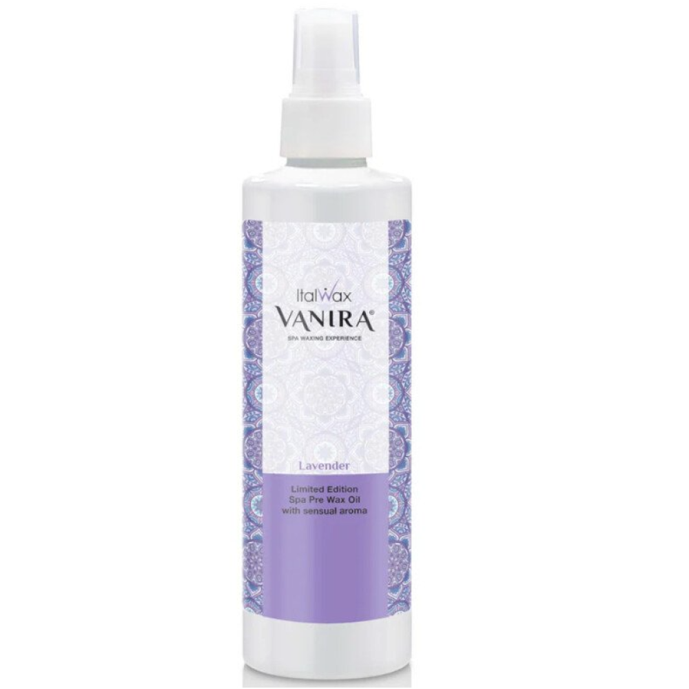 ItalWax VANIRA Pre Wax LAVANDA Oil - Huile pré-épilation à la lavande, 250 ml (CPWO250)