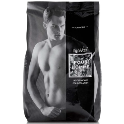 ItalWax Hot Film Wax Pour HOMME - Cire film transparente pour hommes, 1000gr.