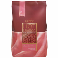 ItalWax Hot Film Wax ROSE - Cire film transparente ROSE, 1000 g