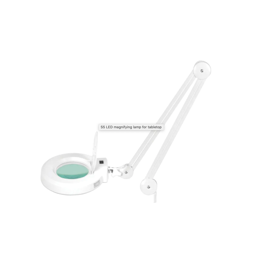 Lampe de table LED avec loupe S5 (122385)