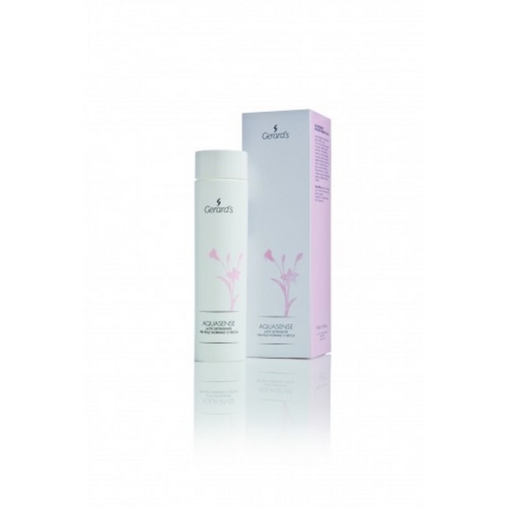 GERARD'S AQUASENSE Lait nettoyant pour peaux normales à sèches, 200 ml (RFAAQS002)