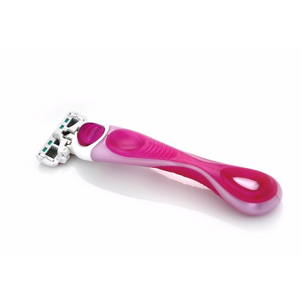FRA-2000 1B — système de rasage 4 lames pour femmes (rasoir et 2 recharges) (15053)