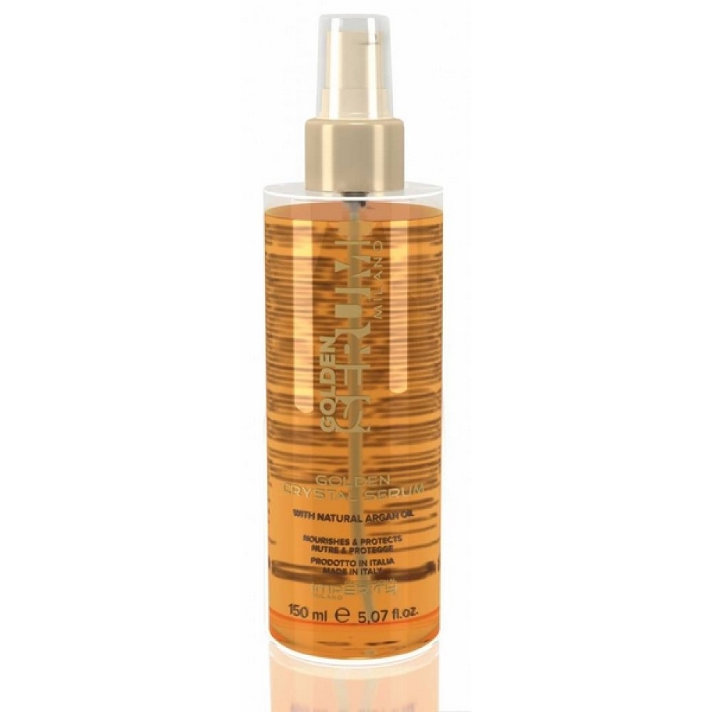 IMPERITY Milano GOLDEN Crystal Serum - Sérum capillaire régénérant à l'huile d'argan, 150 ml (BRL8512)