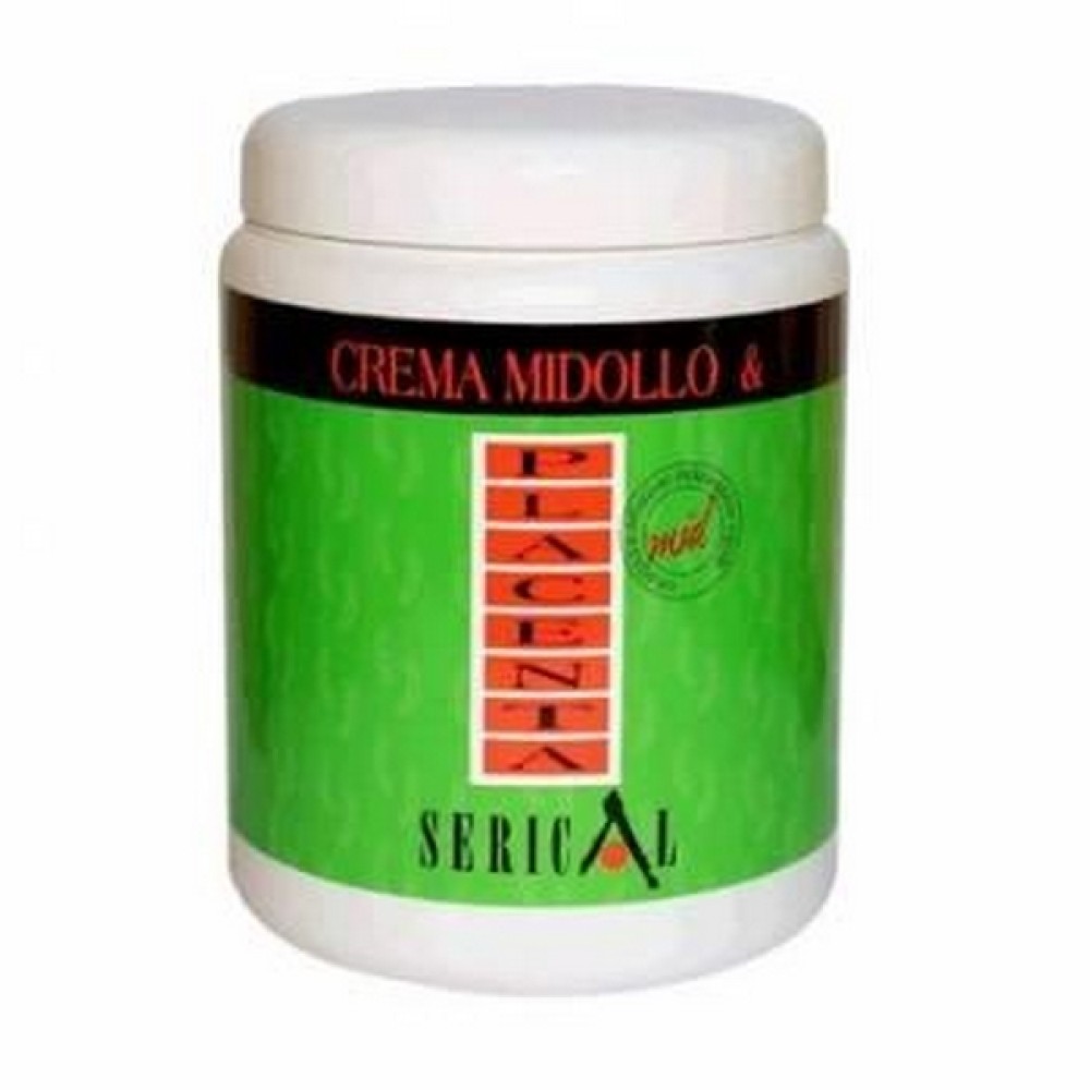 SERCIAL Placenta Mask — masque capillaire aux fibres végétales douces et au placenta, 1000 ml (334)