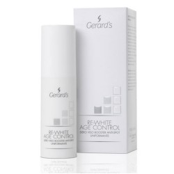 GERARD'S RE-WHITE AGE CONTROL Anti Spot Face Booster — Sérum anti-âge uniformisant du teint contre les taches pigmentaires, 30 ml