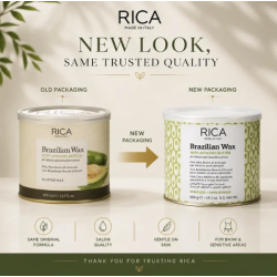 RICA Brazilian Avocado Wax — cire brésilienne solide à l’avocat, 400 ml