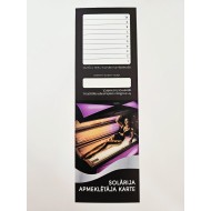 Carte visiteur pour solarium