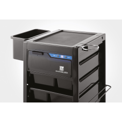 Chariot de désinfection avec tiroir et lampe UVC NEW YORK UV PRO BLACK